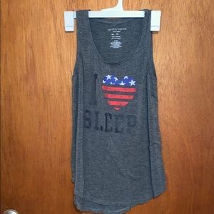 I love sleep tank top